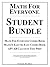 Math For Everyone Student Bundle: Math For Everyone Combo Book, Math Is Easy So Easy Combo Book, AP* AB Calculus Test Prep: 7th Grade Math, Algebra I, Geometry I, Algebra II, Math Analysis, Calculus