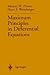 Maximum Principles in Differential Equations by Murray H. Protter