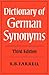 Dictionary of German Synonyms