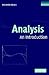 Analysis: An Introduction