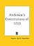 Anderson's Constitutions of 1723