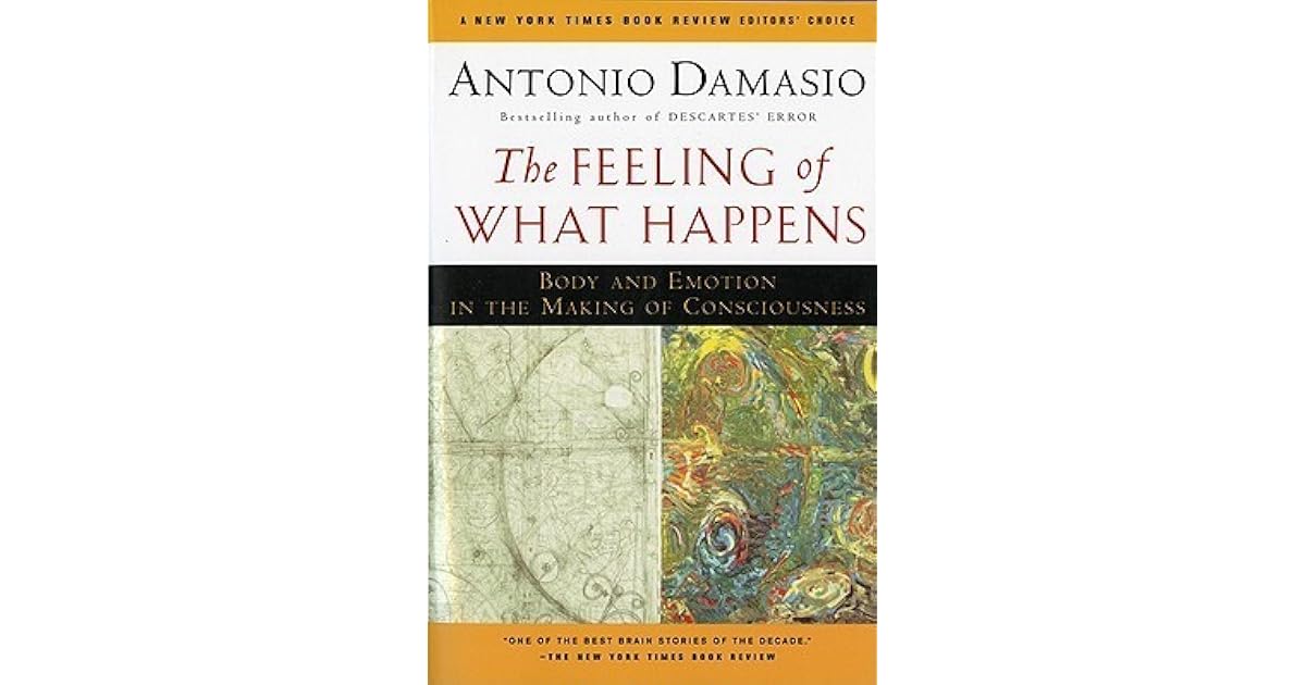 The Feeling Of What Happens Body And Emotion In The Making Of Consciousness By Antonio R Damasio
