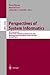Perspectives of System Informatics: 4th International Andrei Ershov Memorial Conference, PSI 2001, Akademgorodok, Novosibirsk, Russia, July 2-6, 2001, ... (Lecture Notes in Computer Science, 2244)