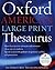 The Oxford American Large Print Thesaurus
