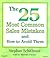 The 25 Most Common Sales Mistakes: And How to Avoid Them