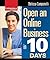 Open an Online Business in 10 Days