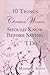 10 Things Christian Women Should Know Before Saying 'I Do'