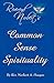 Common Sense Spirituality