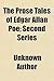 The Prose Tales of Edgar Allan Poe; Second Series