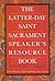 Latter-day Saint Sacrament Speaker's Resource Book by Emily Halverson