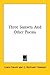 Three Sunsets And Other Poems