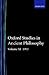 Oxford Studies in Ancient Philosophy