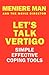 Meniere Man and the Movie Director.: Let's Talk Vertigo