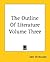 The Outline Of Literature Volume Three