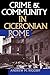 Crime and Community in Ciceronian Rome