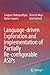 Language-driven Exploration and Implementation of Partially Re-configurable ASIPs