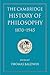 The Cambridge History of Philosophy 1870–1945 by Thomas Baldwin