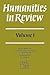Humanities in Review: Volume 1