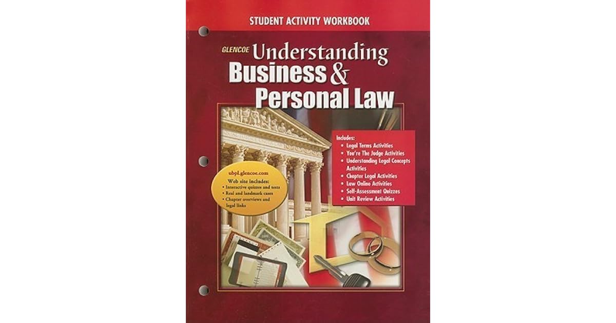 Glencoe Understanding Business & Personal Law Student Activity