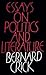 Essays on Politics and Literature