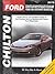 Ford Contour/Mystique/Cougar 1995-99 Repair Manual