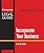Incorporate Your Business: In Any State (Entrepreneur Magazine's Legal Guide)
