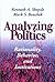 Analyzing Politics by Mark S. Bonchek