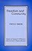 Freedom and Community by Yves R. Simon
