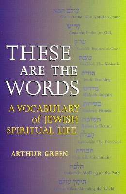 These Are the Words: A Vocabulary of Jewish Spiritual Life (Paperback)