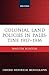 Colonial Land Policies in P...