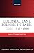 Colonial Land Policies in Palestine 1917-1936 by Martin Bunton