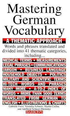 Mastering German Vocabulary: A Thematic Approach