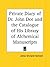 Private Diary of Dr. John Dee and the Catalogue of His Library of Alchemical Manuscripts