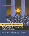 Applied Statistics for Public and Nonprofit Administration