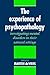 The Experience of Psychopathology: Investigating Mental Disorders in their Natural Settings