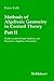 Methods of Algebraic Geometry in Control Theory: Multivariable Linear Systems and Projective Algebraic Geometry Part II