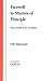 Farewell to Matters of Principle by Odo Marquard
