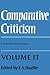 Comparative Criticism by Elinor S. Shaffer