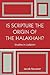Is Scripture the Origin of the Halakhah? (Studies in Judaism)