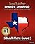 Texas Test Prep Practice Test Book Staar Math Grade 5: Aligned to the 2011-2012 Texas Staar Math Test