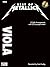 Best of Metallica for Viola: 12 Solo Arrangements with CD Accompaniment