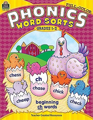 Full-color Phonics Word Sorts: Grades 1-2 (Paperback)