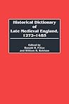 Historical Dictionary of Late Medieval England, 1272-1485