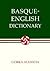 Basque-English Dictionary