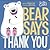 Bear Says "Thank You"