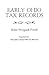 Early Ohio Tax Records Reprinted with "The Index to Early Ohio Tax Records"