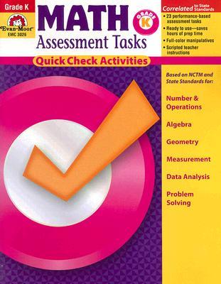 Math Assessment Tasks, Kindergarten (Paperback)