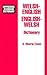Welsh-English English-Welsh Dictionary (Hippocrene Standard Dictionary)