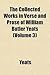 The Collected Works in Verse and Prose, Vol 3