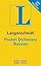 Langenscheidt Pocket Dictionary Russian by Langenscheidt